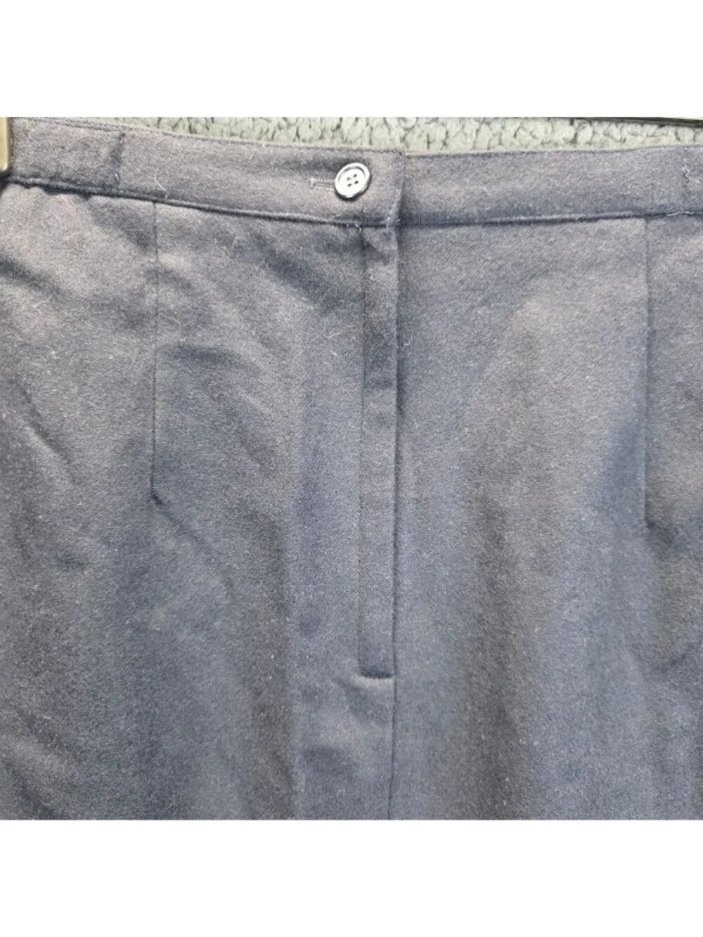 Vintage C.G.N.Y. Wool Pencil Skirt Size 6 Old Money Academia Quiet Luxury Preppy